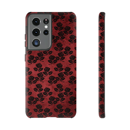 Rosemony Gothic Flower - Protective Phone Case