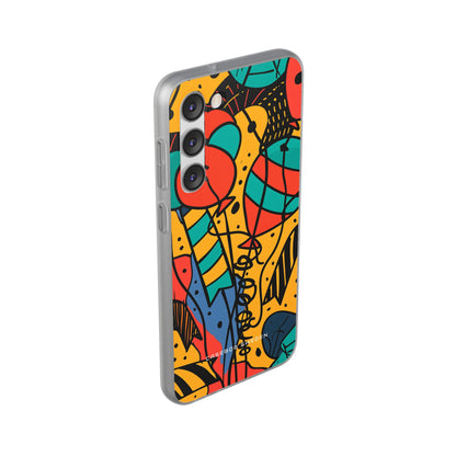 Playful Lines in Motion Samsung S23 - Flexi Phone Case