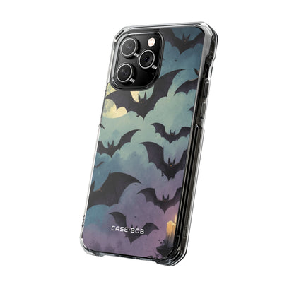 Glowing Bat Swarm iPhone 14 Pro Max Case - Impact