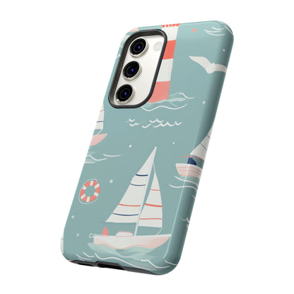 Lighthouse Nautical Charm - Tough Samsung S23 Phone Case