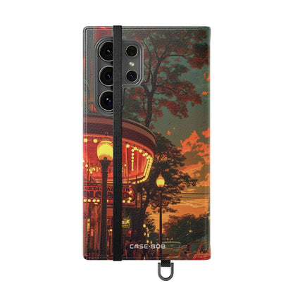 Crimson Classic Glow - Samsung S24 Ultra Case - Wallet