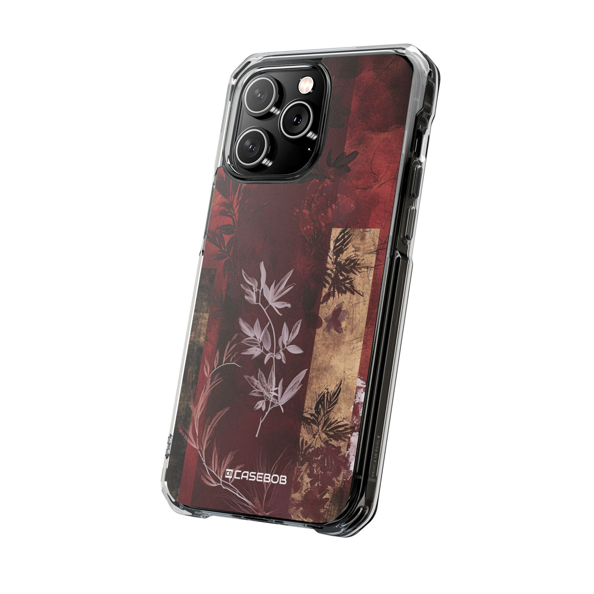 Marsala Design Showcase | Handyhülle für iPhone (Clear Impact Case – magnetisch) 