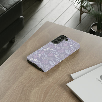 Purple Mona Leaf - Protective Phone Case