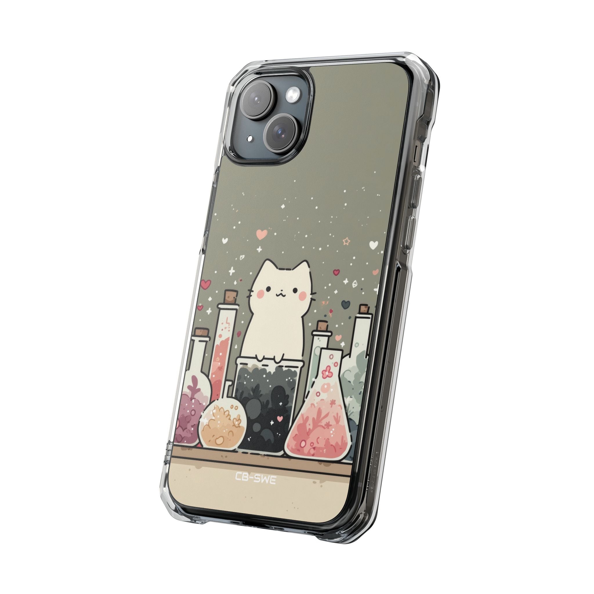Cat Explores Potions iPhone Case - Impact