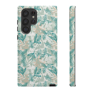 Light Green Leaf - Protective Phone Case