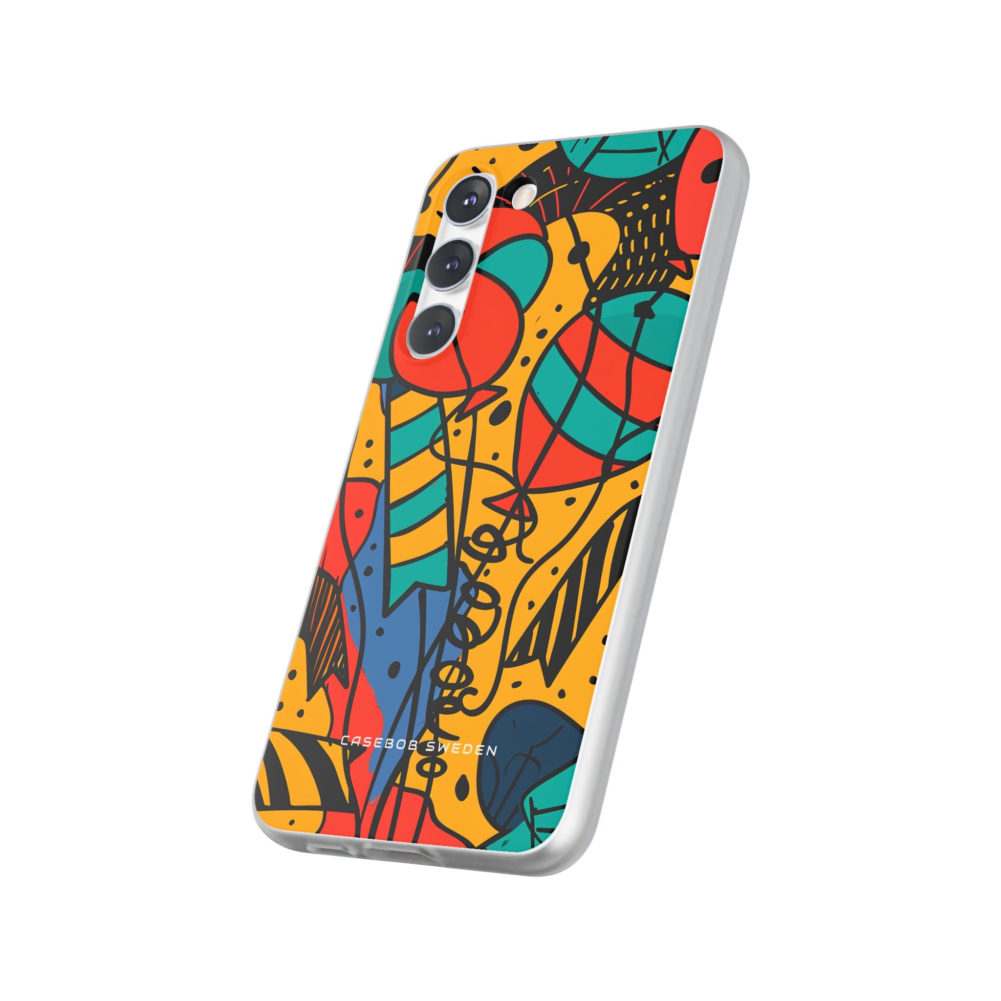 Playful Lines in Motion Samsung S23 - Flexi Phone Case