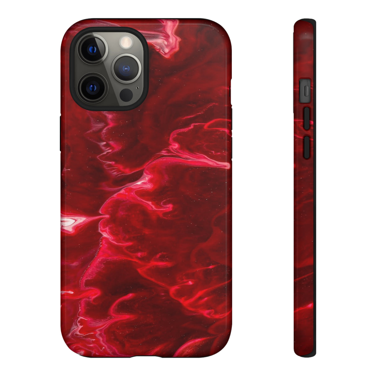 Red Velvet Ink Art iPhone Case (Protective) iPhone 12 Pro Max Glossy Phone Case