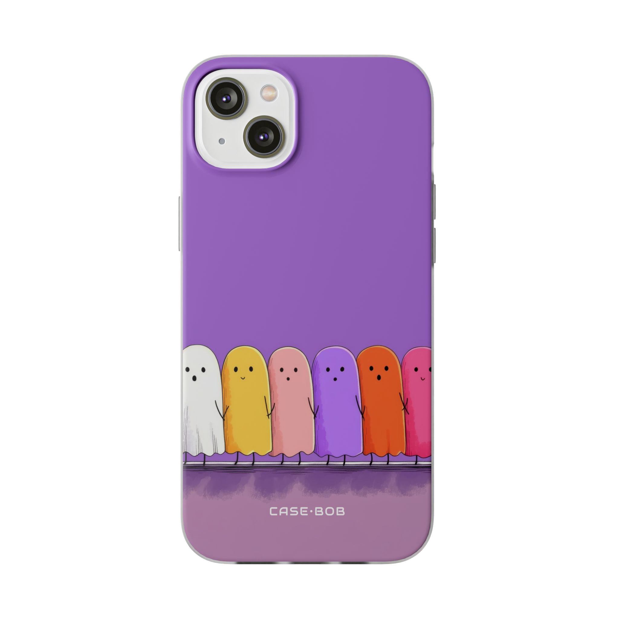 Colorful Ghosts iPhone 14 Plus Case - Soft