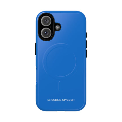 Bright Navy Blue - Tough + MagSafe® iPhone 16 Phone Case