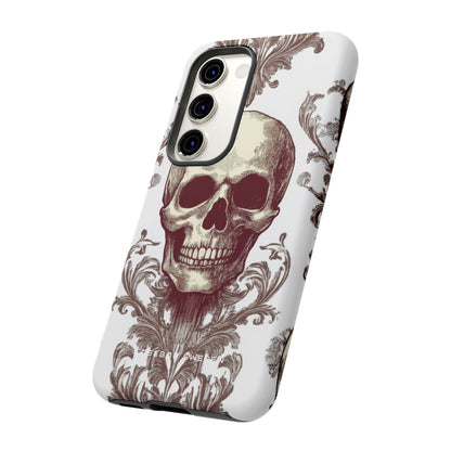 Gothic Skulls and Ornate Foliage Samsung S23 - Tough Phone Case