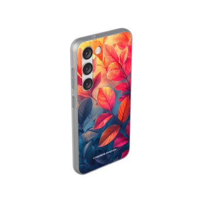 Red Blue Nature - Flexi Samsung S23 Phone Case