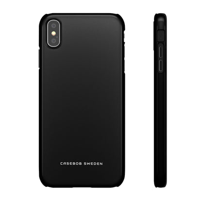 Black  iPhone X - Slim Phone Case