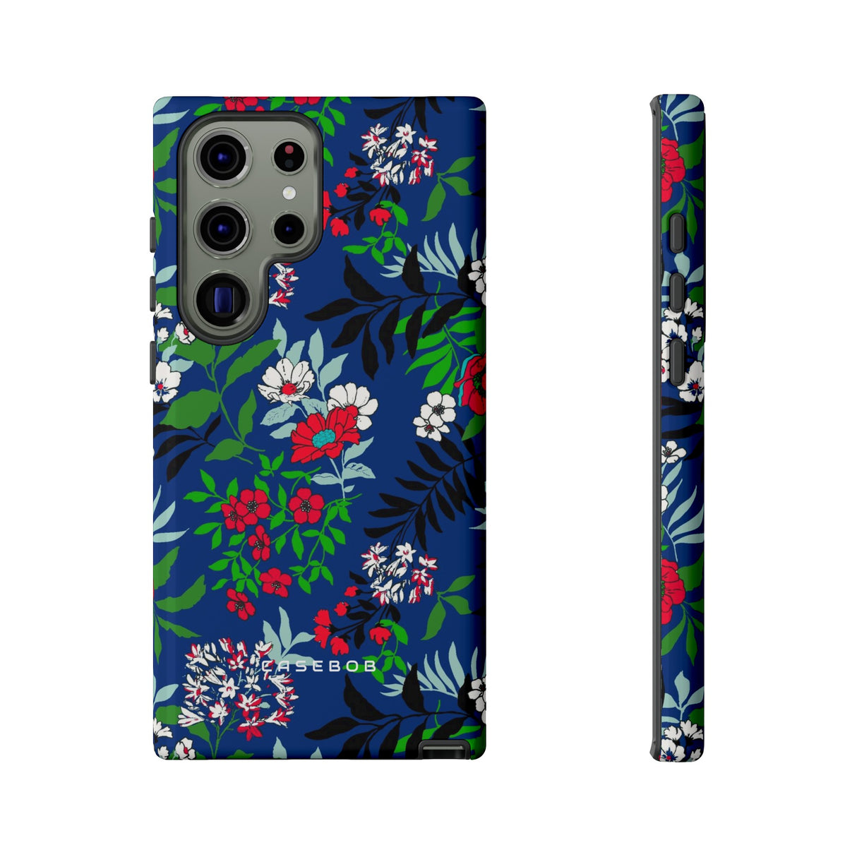 Blue Art Flowerfield - Protective Phone Case