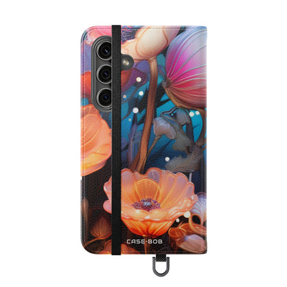 Glowing Petals - Samsung S24 Case - Wallet
