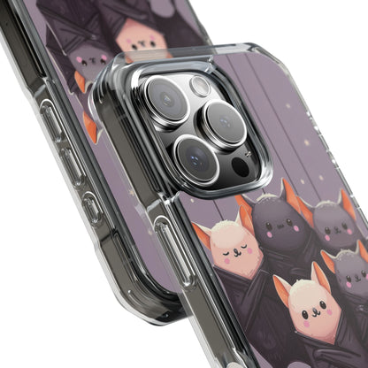 Playful Bats Hang iPhone Case - Impact