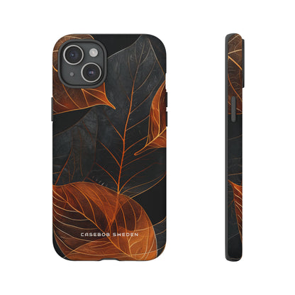 Autumn Leaf Elegance iPhone 15 - Tough Phone Case