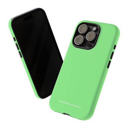 Pale Green iPhone 15 - Tough Phone Case