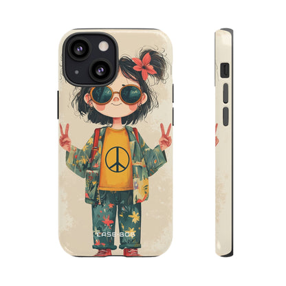 Peace Pigtails iPhone 13 Mini Case - Tough
