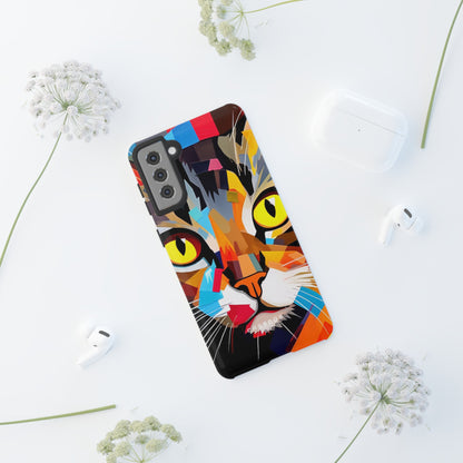 Abstract Kitty Palette - Protective Phone Case