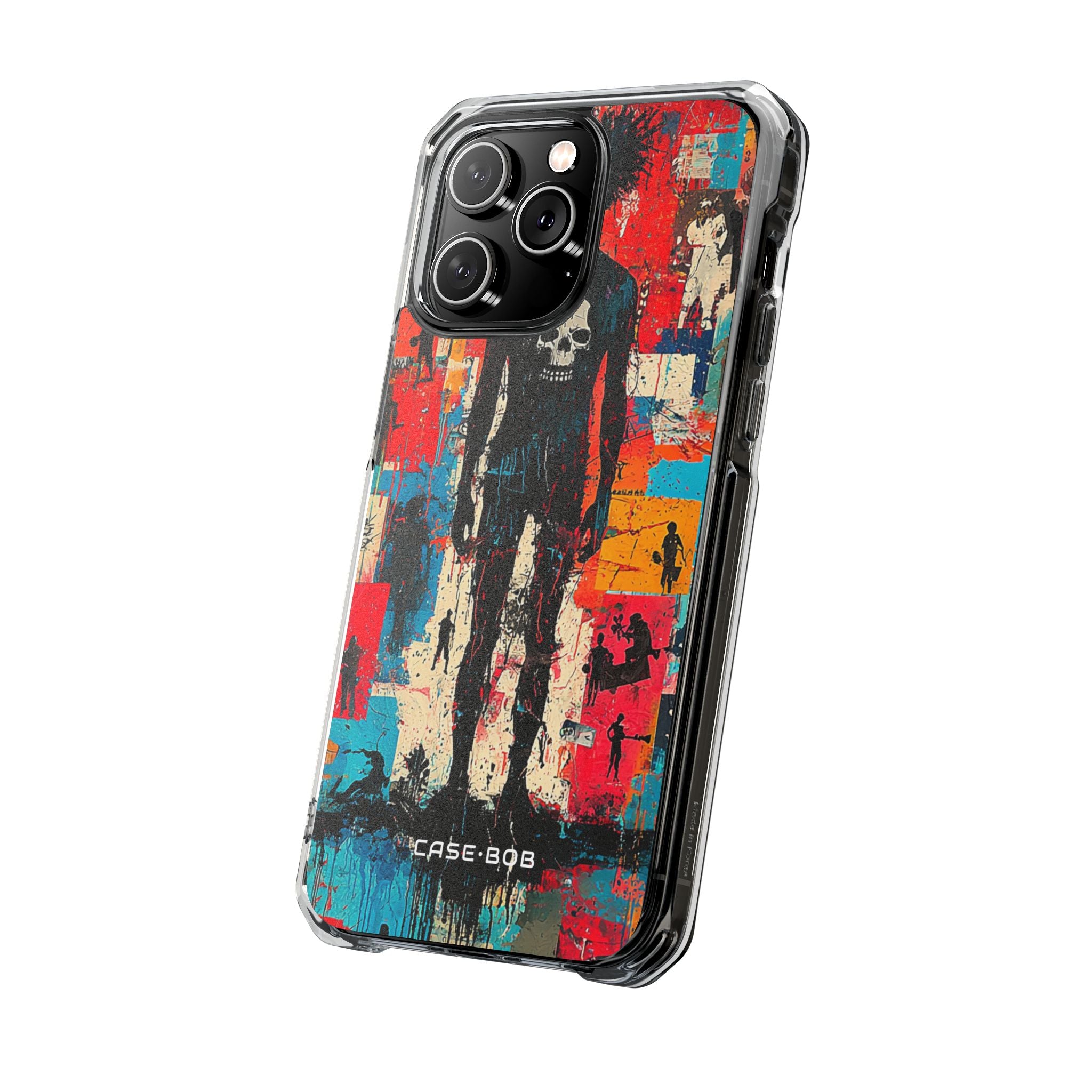 Spiky Skull Silhouette iPhone 14 Pro Max Case - Impact