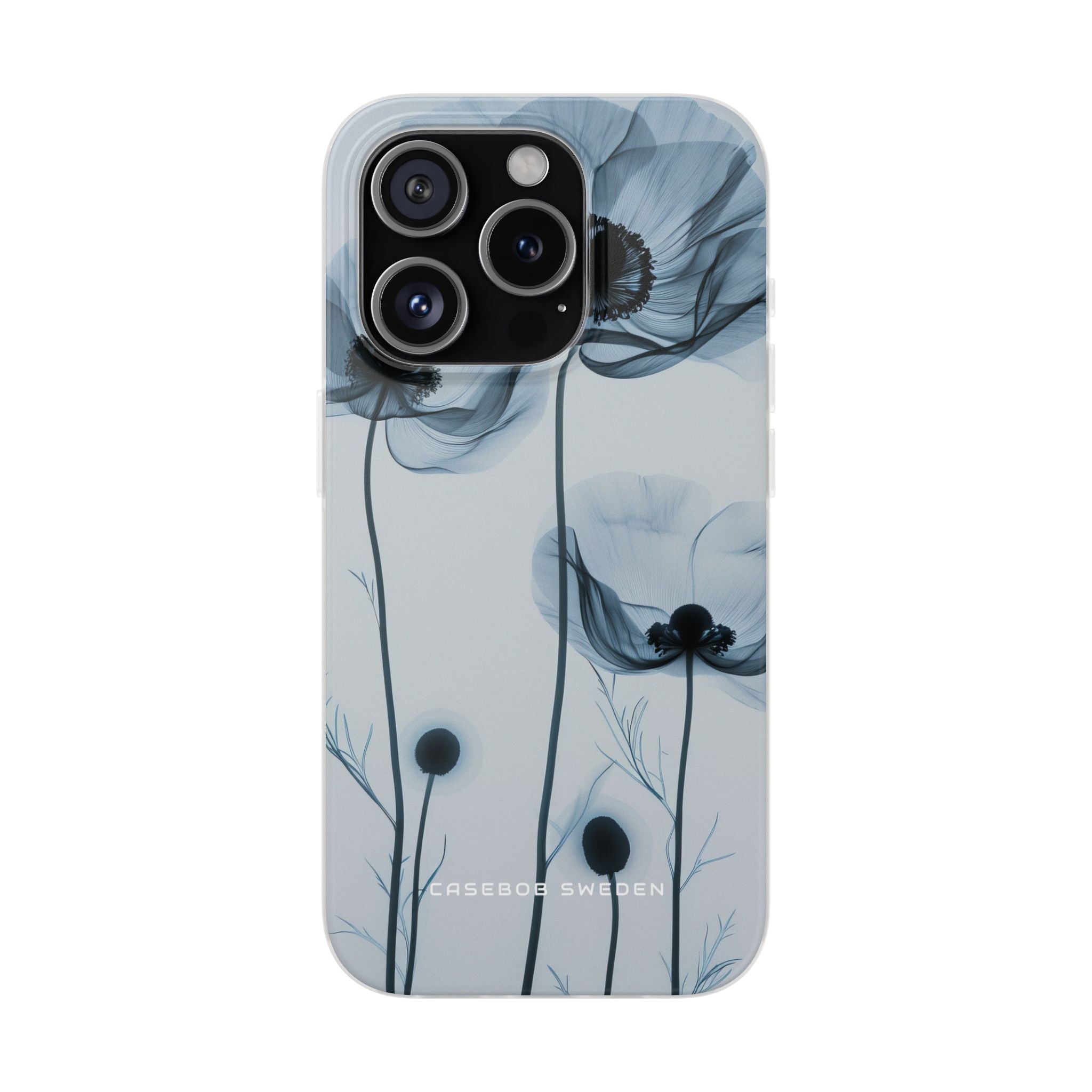 Ethereal X-Ray Flowers iPhone 15 - Flexi Phone Case