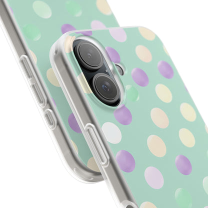 Pastel Polka Dots - Flexi iPhone 16 Phone Case