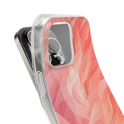 Peach Wave Drift iPhone 16 Pro Max Case - Soft