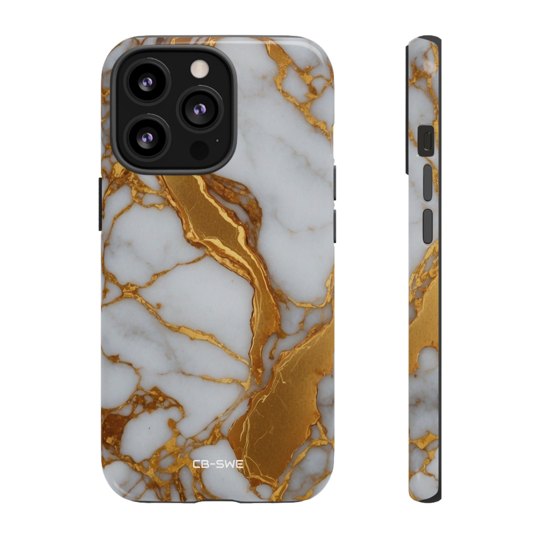 Golden Veins Flow - iPhone Case