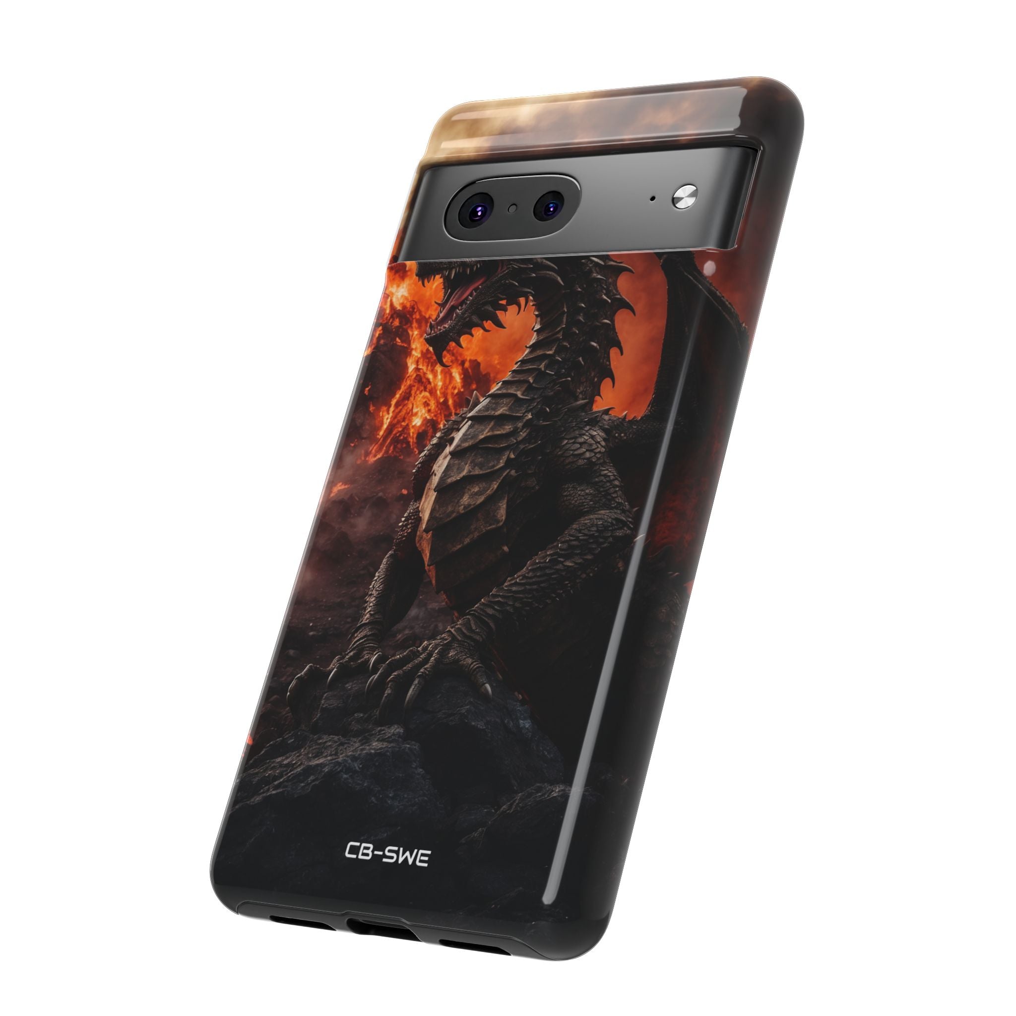 Fiery Dragon Soars - Google Pixel Case