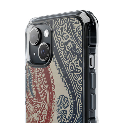 Ornate Paisley Swirl iPhone 15 - Impact Clear+
