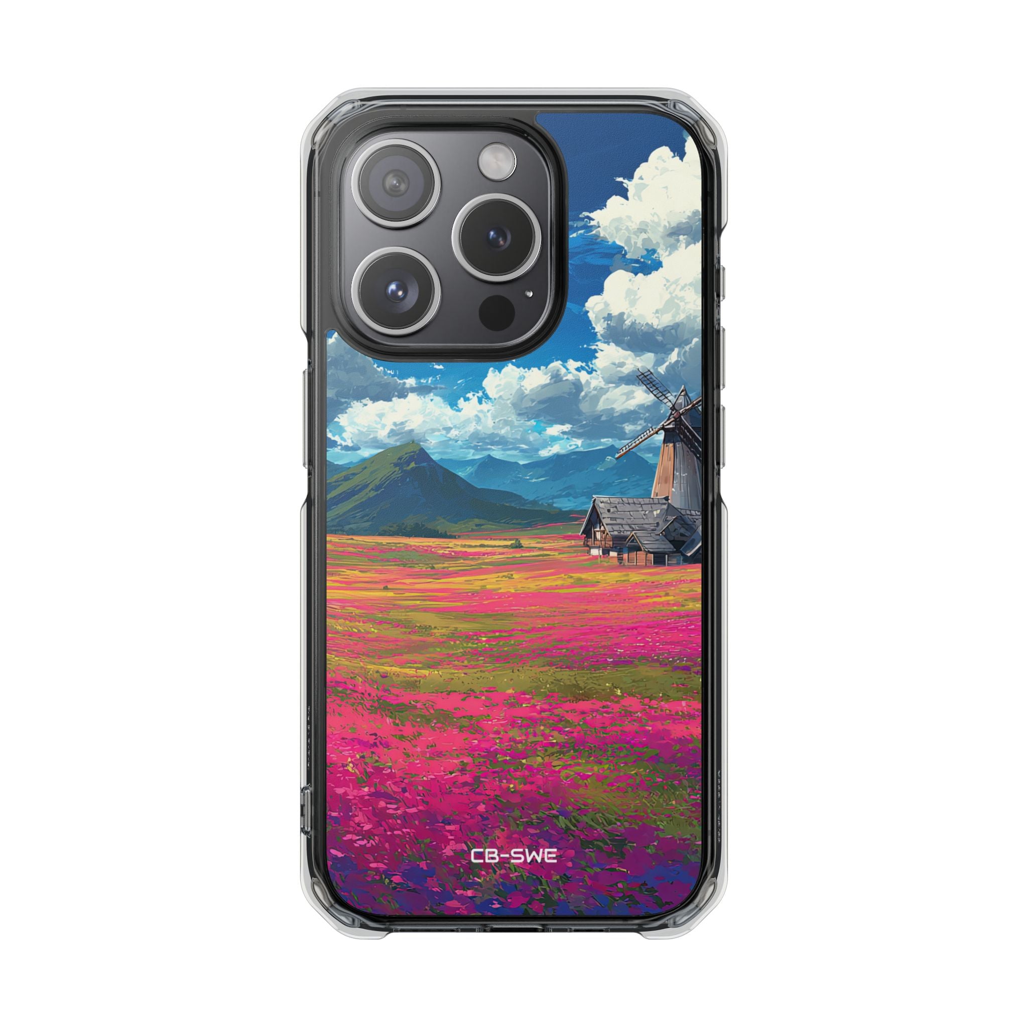 Impressionistic Summer Windmill iPhone Case - Impact