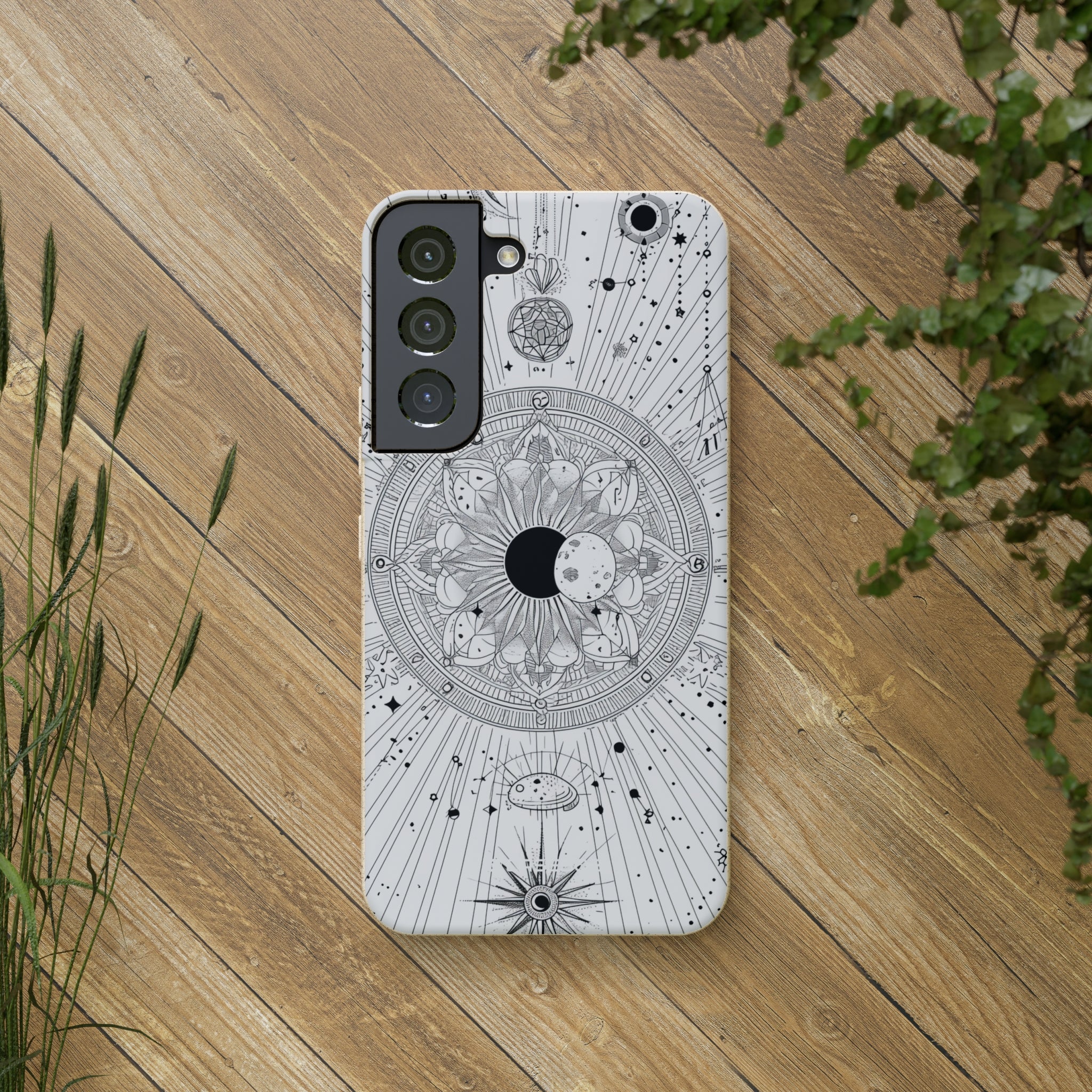 Celestial Mandala Mystique | Biodegradable Phone Case