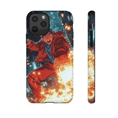 Flames Ignite Action - iPhone Case