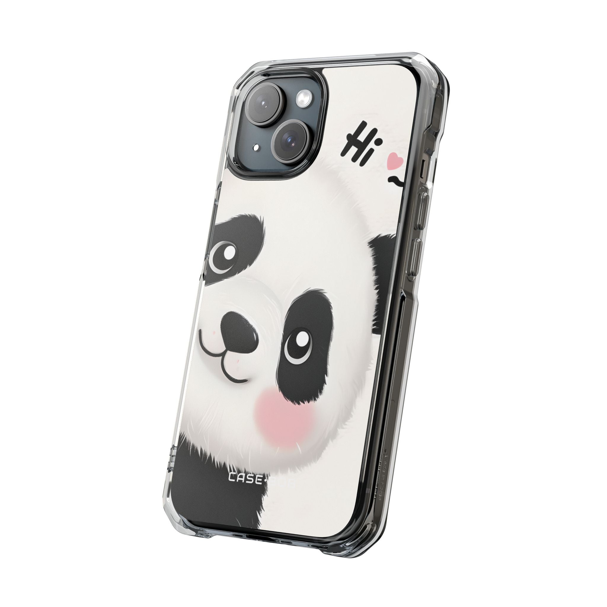 Peeking Panda Charm iPhone 15 Case - Impact