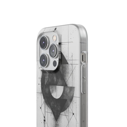 Monochrome Geometry | Flexible Phone Case for iPhone