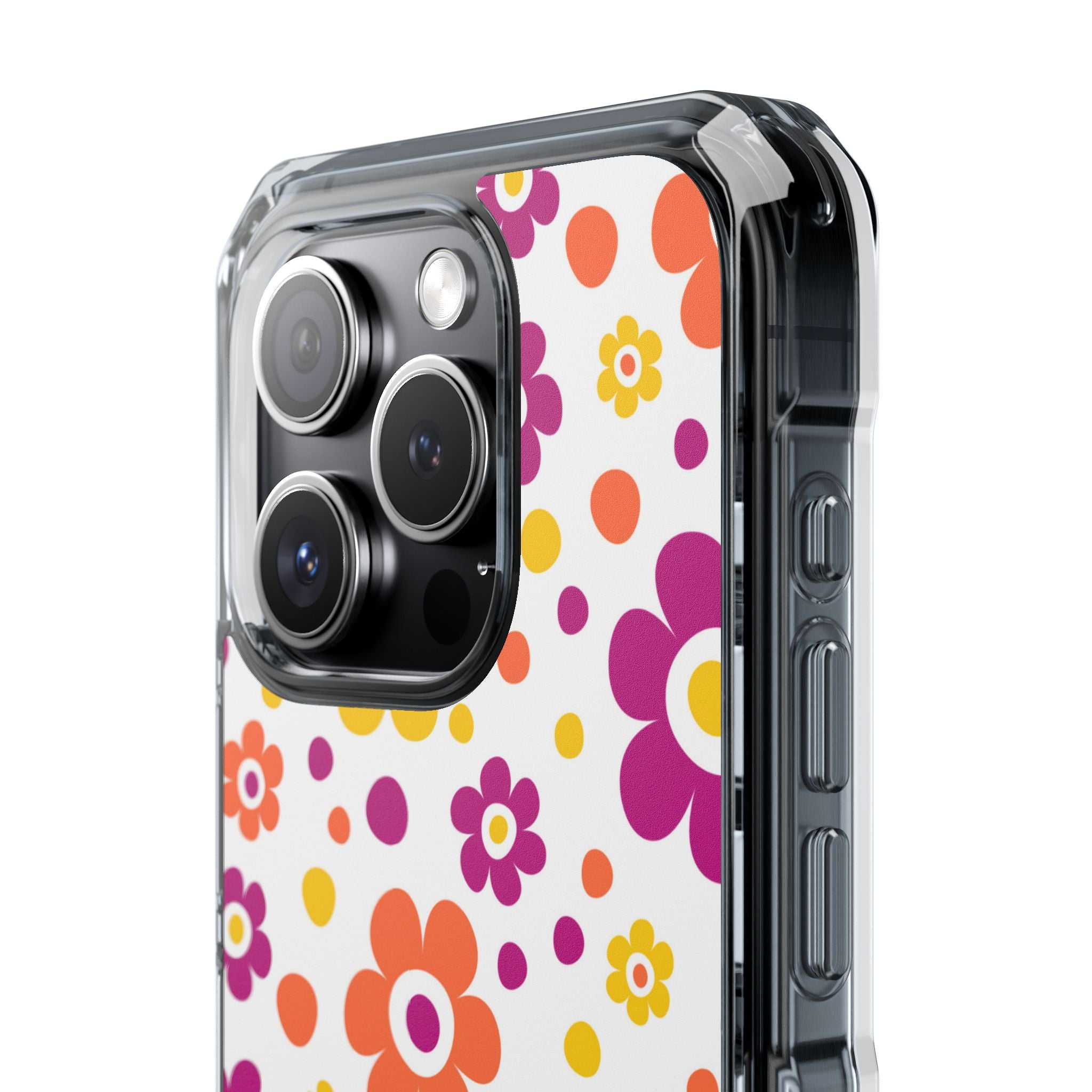 Retro Floral Playfulness iPhone Case - Impact