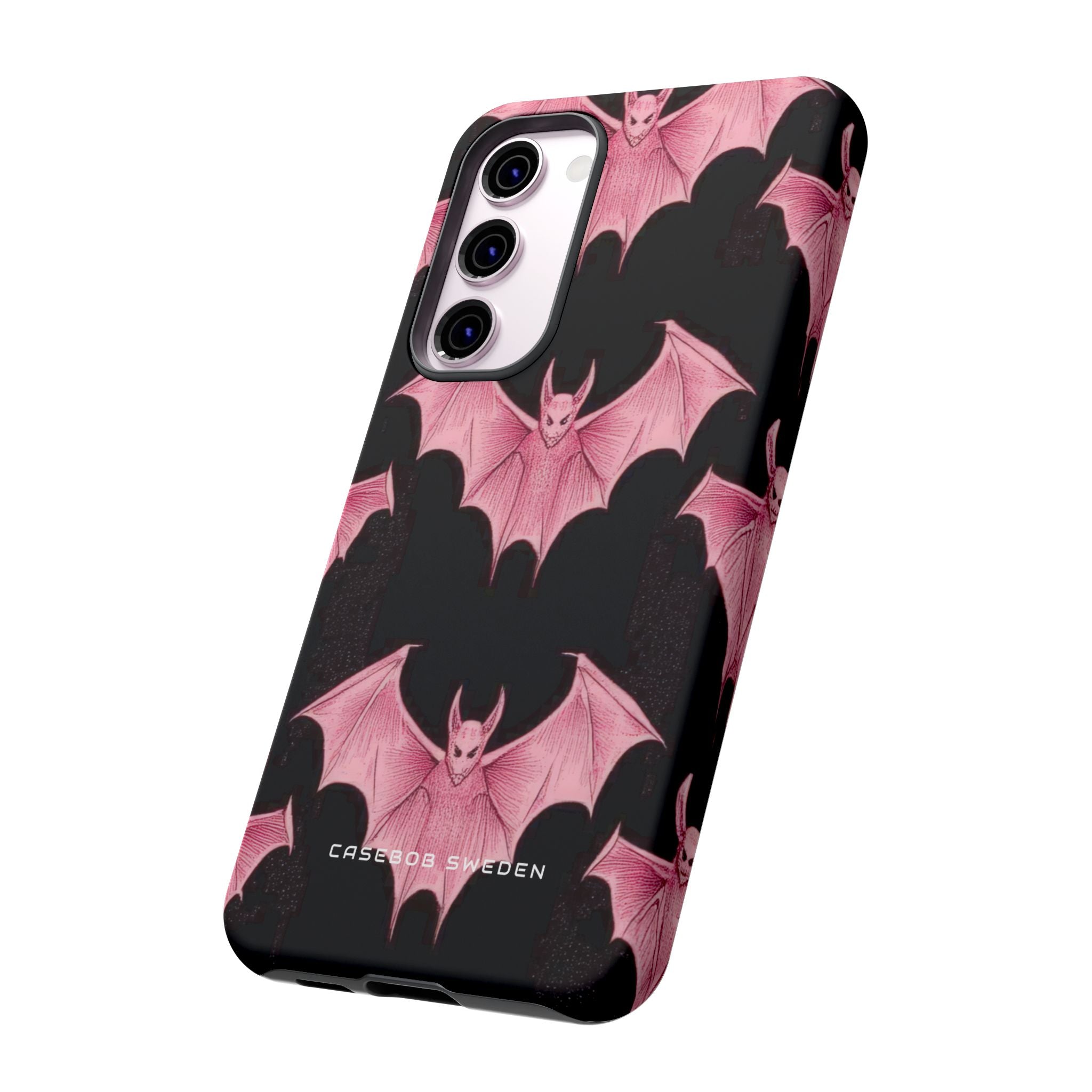 Gothic Pink Bats Aflame Samsung S23 - Tough Phone Case