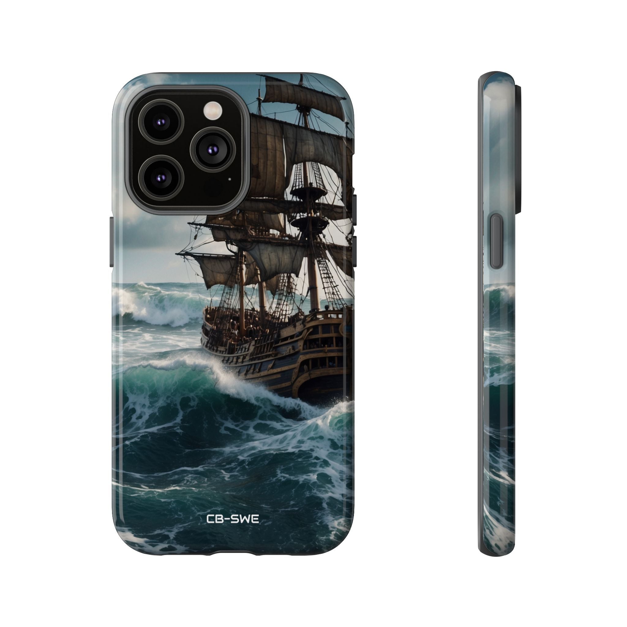 Ship Faces Waves - iPhone Case