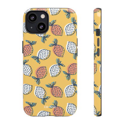 Lemons Dance Playfully - iPhone Case