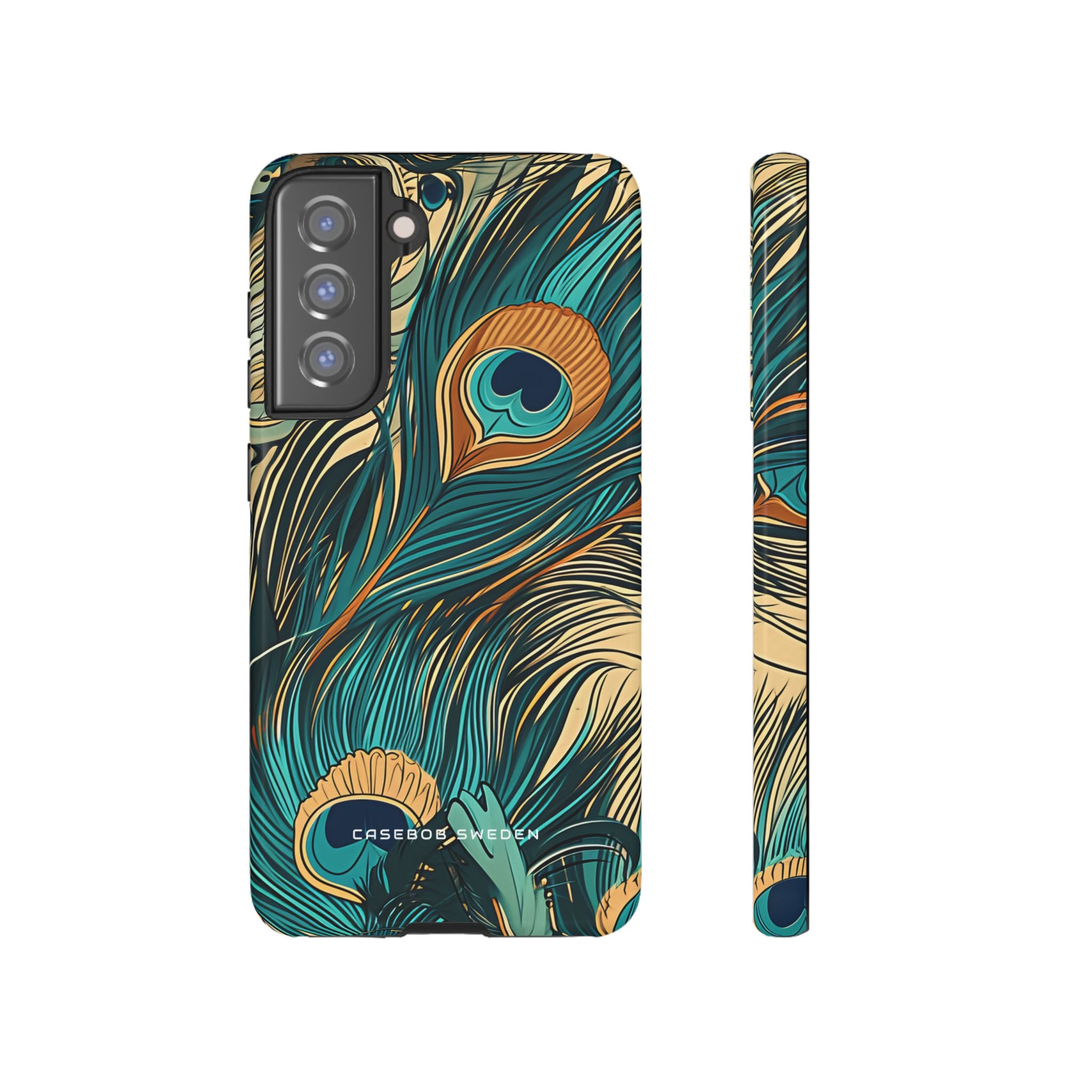 Art Nouveau Peacock Elegance  Samsung S21 - Tough Phone Case