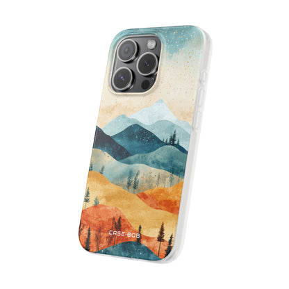Moonlit Mountains iPhone 15 Pro Case - Soft