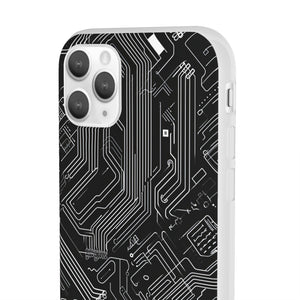 Cyber ​​Circuitry Art | Flexible Handyhülle für iPhone