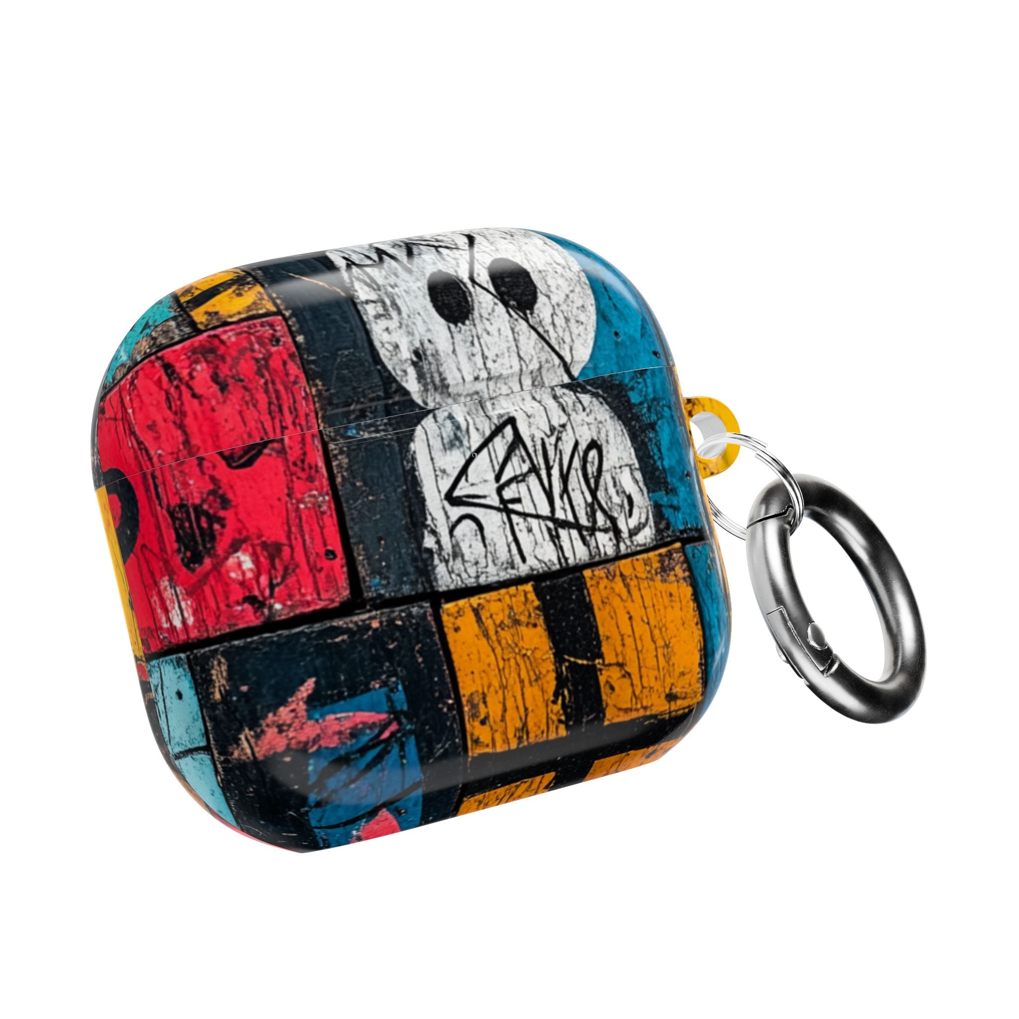 Witte Orb Graffiti - AirPods Case