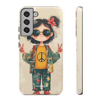 Peace Pigtails Samsung S22 Plus Case - Tough