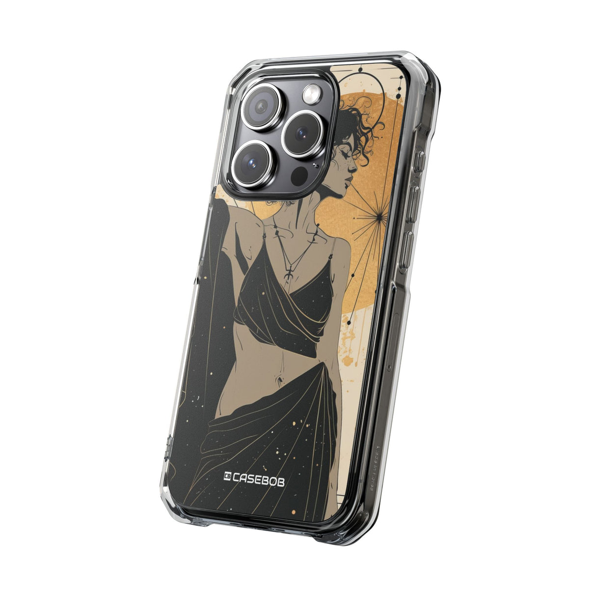 Celestial Elegance - Phone Case for iPhone (Clear Impact - Magnetic)