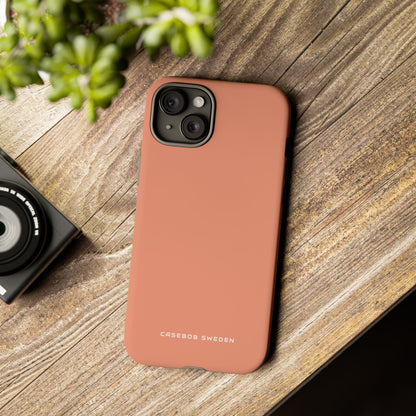 Dark Salmon iPhone 15 - Tough Phone Case