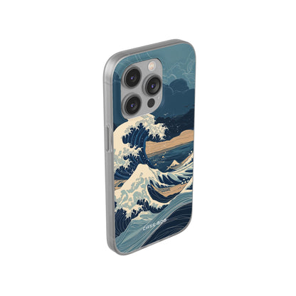 Cresting Blue Wave iPhone 14 Pro Case - Soft