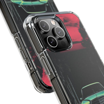 Retro Futuristic Nightscape iPhone Case - Impact