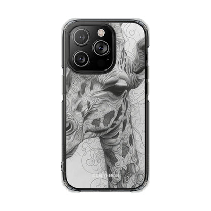 Monochrome Giraffe - Phone Case for iPhone