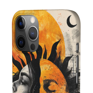 Sunlit Duality | Slim Phone Case for iPhone